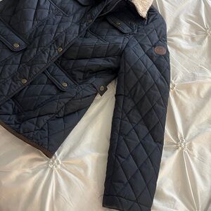 Ralph Lauren Women's Navy Quilted Puffer Jacket